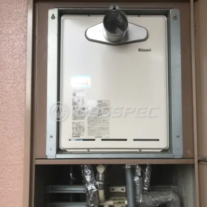 施工後の給湯器（リンナイ RUF-A2405SAT-L(B)）