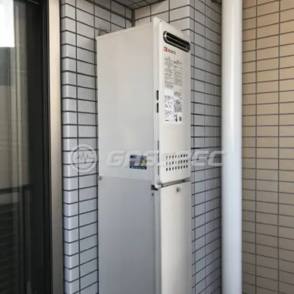 施工後の給湯器（ノーリツ GT-1653SAWX-4 BL）