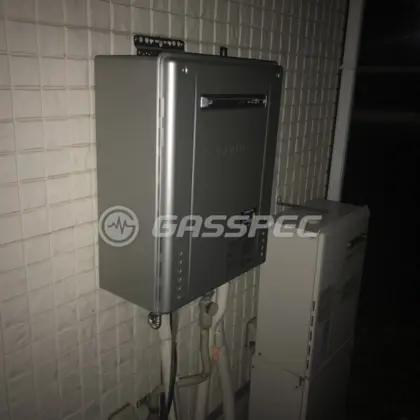 施工後の給湯器（ノーリツ GT-C2462SAWX-2 BL）