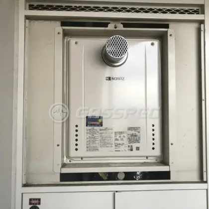 施工後の給湯器（ノーリツ GT-2460SAWX-T-2 BL）