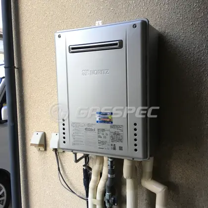 施工後の給湯器（ノーリツ GT-C2462AWX-2 BL）