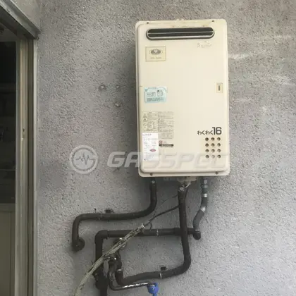 施工前の給湯器（GQ-1621WX）