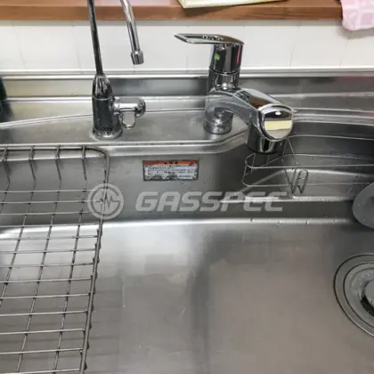 施工後の水栓・蛇口（KVK KM5021TEC）