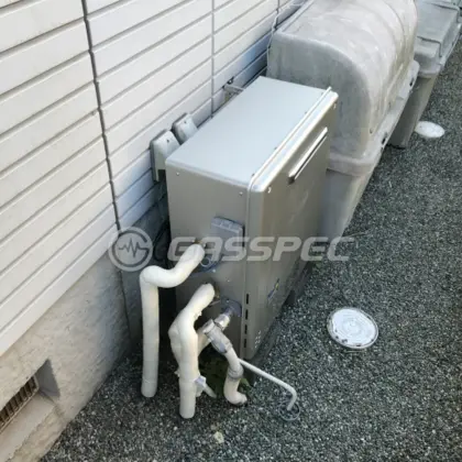 施工後の給湯器（ノーリツ GT-C2462SARX-2 BL）