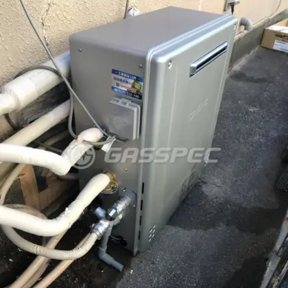 施工後の給湯器（ノーリツ GT-C2062SARX-2 BL）