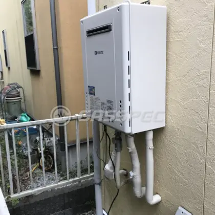 施工後の給湯器（ノーリツ GT-2460SAWX-2 BL）