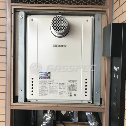 施工後の給湯器（ノーリツ GT-2460SAWX-T-2 BL）