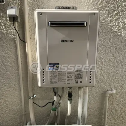 施工後の給湯器（ノーリツ GT-2060SAWX-2 BL）
