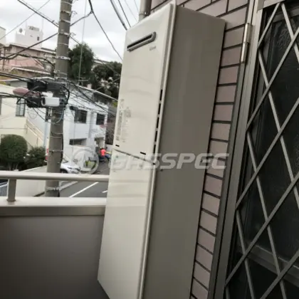 施工後の給湯器（リンナイ RUF-A2405SAW(B)）