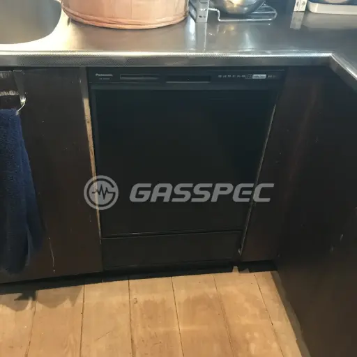 交換後のビルトイン食洗機（パナソニック NP-45RD9K）