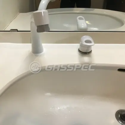 施工後の水栓・蛇口（TOTO TLS05301J）