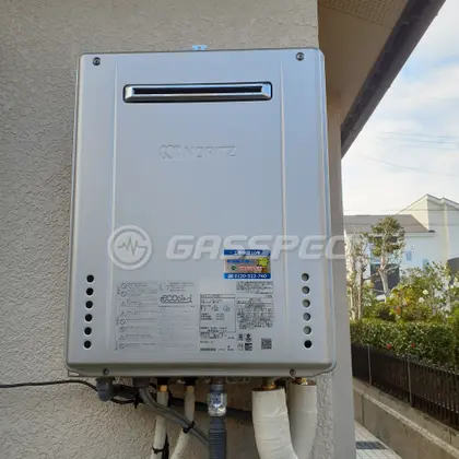 施工後の給湯器（ノーリツ GT-C2462AWX-2 BL）