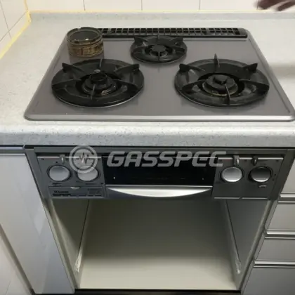 施工前のビルトインガスコンロ（RBG31A7FS）