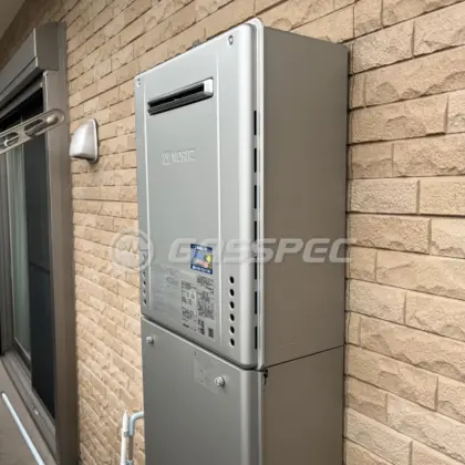 施工後の給湯器（ノーリツ GT-C2462AWX-2 BL）