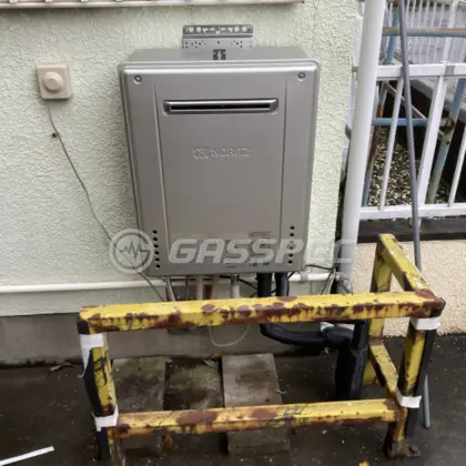 施工後の給湯器（ノーリツ GT-C2062SAWX-2 BL）