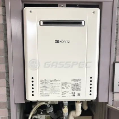 施工後の給湯器（ノーリツ GT-2460AWX-2 BL）