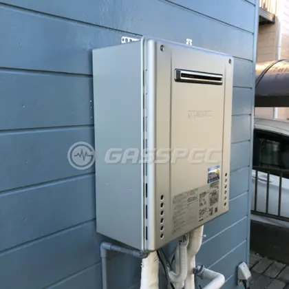 施工後の給湯器（ノーリツ GT-C2462SAWX-2 BL）
