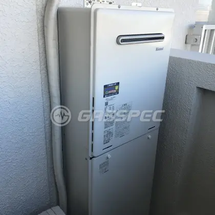 施工後の給湯器（リンナイ RUF-A2005SAW(B)）