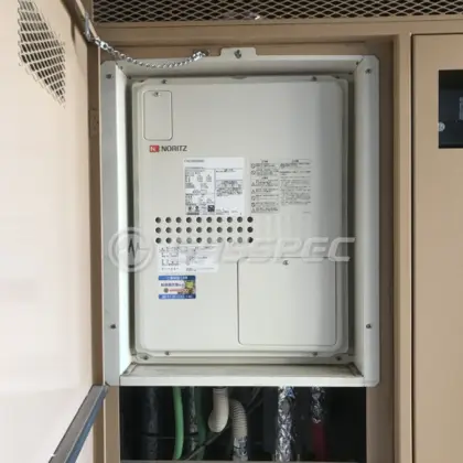 施工後の暖房熱源機（ノーリツ GTH-2445AWX3H-H-1 BL）