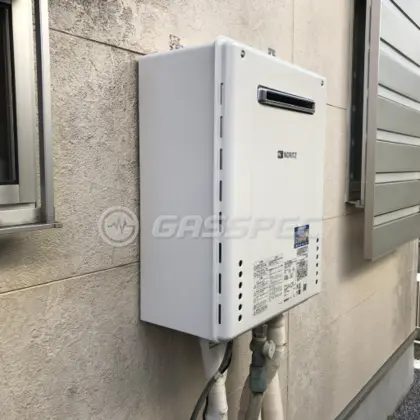 施工後の給湯器（ノーリツ GT-2060SAWX-2 BL）