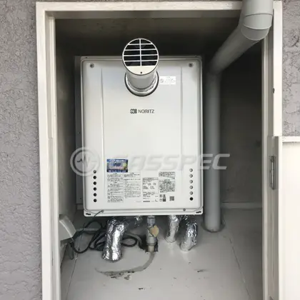施工後の給湯器（ノーリツ GT-2060SAWX-T-2 BL）
