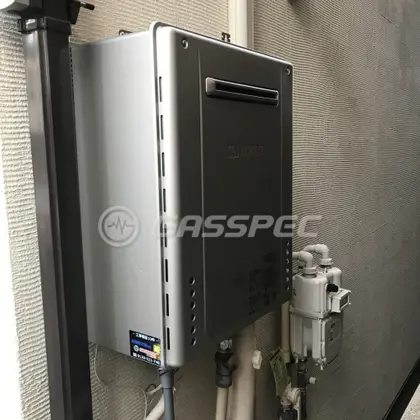施工後の給湯器（ノーリツ GT-C2462AWX-2 BL）