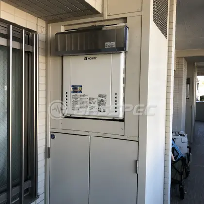 施工後の給湯器（ノーリツ GT-2460SAWX-2 BL）