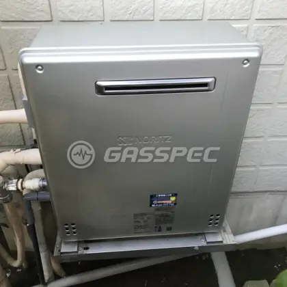 施工後の給湯器（ノーリツ GT-C2462ARX-2 BL）