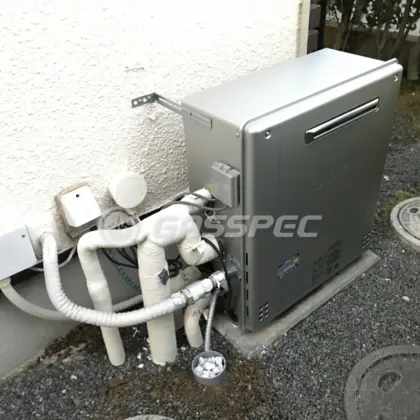 施工後の給湯器（ノーリツ GT-C2462ARX-2 BL）