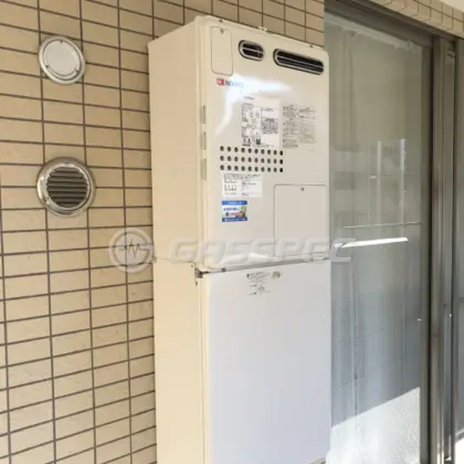 施工後の暖房熱源機（ノーリツ GTH-2445AWX3H-1 BL）