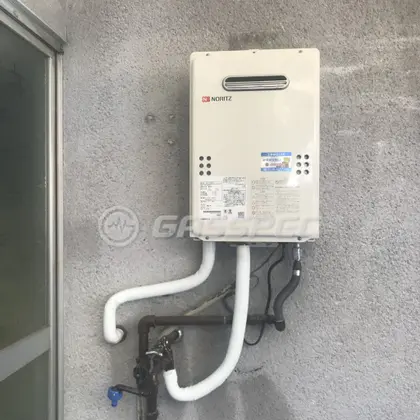施工後の給湯器（ノーリツ GQ-1639WS-1）