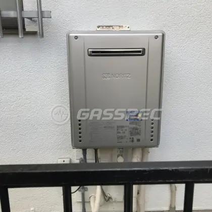 施工後の給湯器（ノーリツ GT-C2062AWX-2 BL）
