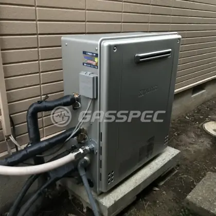 施工後の給湯器（ノーリツ GT-C2462ARX-2 BL）