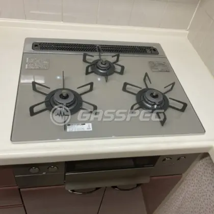 施工後のビルトインガスコンロ（ノーリツ N3WS5PWAS6STE）