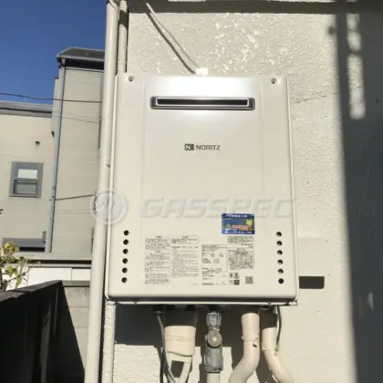 施工後の給湯器（ノーリツ GT-2060SAWX-2 BL）
