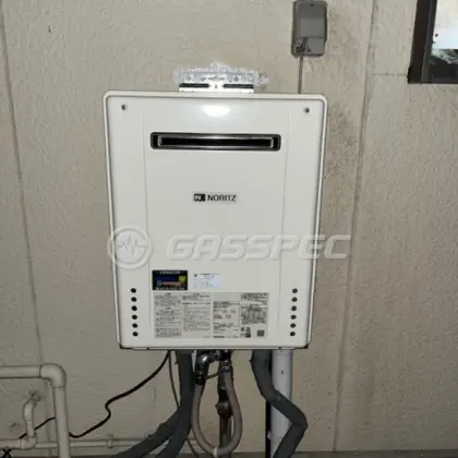 施工後の給湯器（ノーリツ GT-1660SAWX-2 BL）