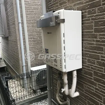施工後の給湯器（ノーリツ GT-2460SAWX-2 BL）