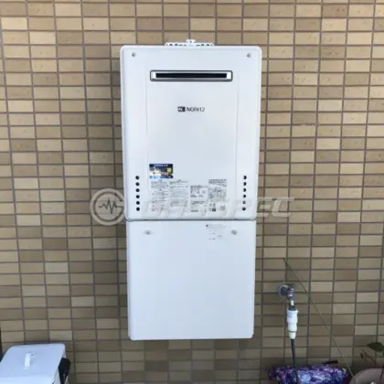 施工後の給湯器（ノーリツ GT-2460SAWX-2 BL）