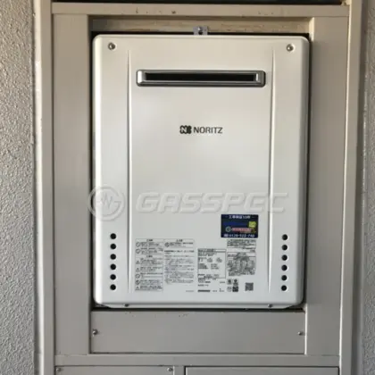 施工後の給湯器（ノーリツ GT-2460SAWX-2 BL）