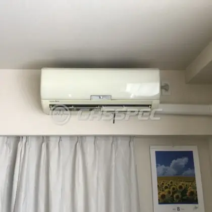 施工前のエアコン（MSZ-ZW408S-W）