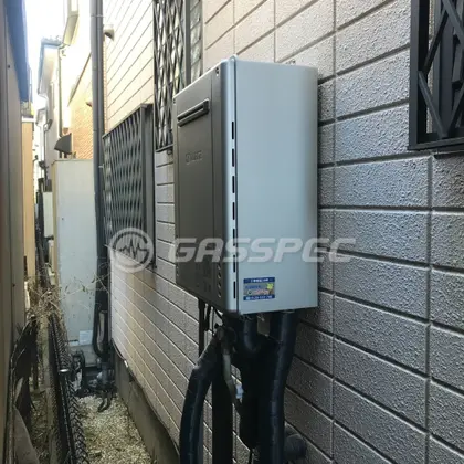 施工後の給湯器（ノーリツ GT-C2462SAWX-2 BL）