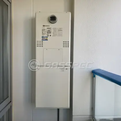 施工後の暖房熱源機（ノーリツ GTH-C2460AW3H-1 BL）