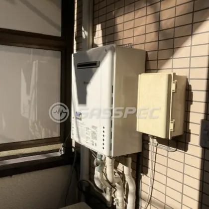 施工後の給湯器（ノーリツ GT-2460AWX-2 BL）