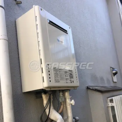 施工後の給湯器（ノーリツ GT-2060AWX-2 BL）