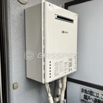 施工後の給湯器（ノーリツ GT-1660SAWX-2 BL）