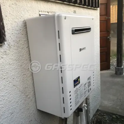 施工後の給湯器（ノーリツ GT-2060SAWX-2 BL）