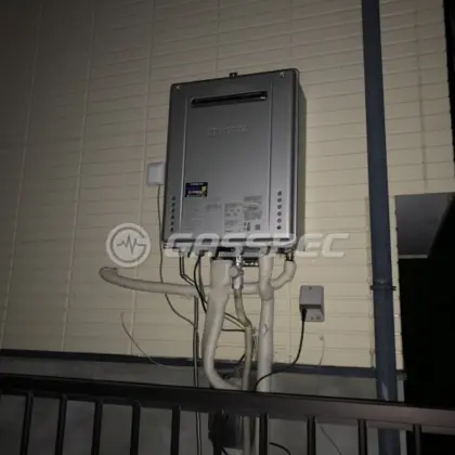 施工後の給湯器（ノーリツ GT-C2062SAWX-2 BL）