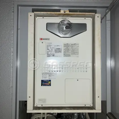 施工後の暖房熱源機（ノーリツ GTH-2444AWX3H-T-1 BL）