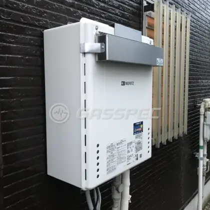 施工後の給湯器（ノーリツ GT-2060SAWX-2 BL）