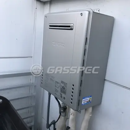 施工後の給湯器（ノーリツ GT-C2462AWX-2 BL）